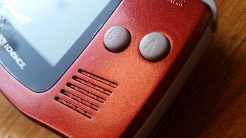 Custom Gameboy advance - metallic red – Geek Inventory
