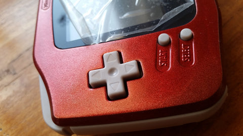 Custom Gameboy advance - metallic red – Geek Inventory