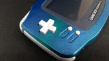 Custom Gameboy advance - metallic green/blue