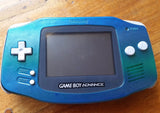 Custom Gameboy advance - metallic green/blue