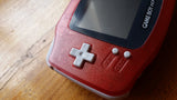 Custom Gameboy advance - metallic pink/red