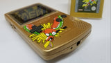 custom gold Gameboy with game