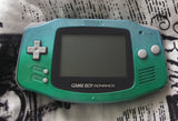 Custom Gameboy advance - metallic green/ sky blue