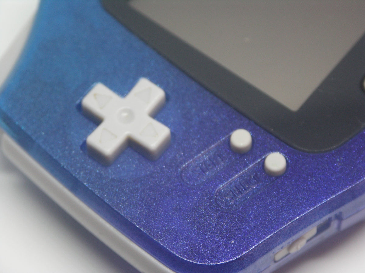 Custom Gameboy advance - metallic purple/blue