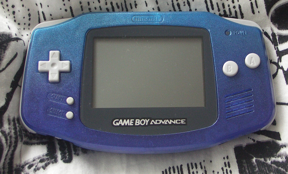 Custom Gameboy advance - metallic purple/blue