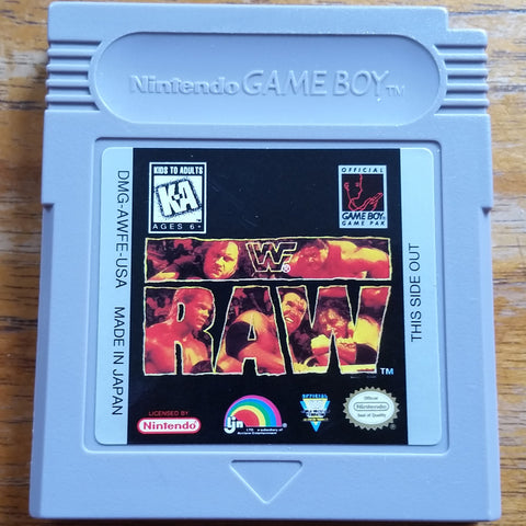 Gameboy - WWF raw