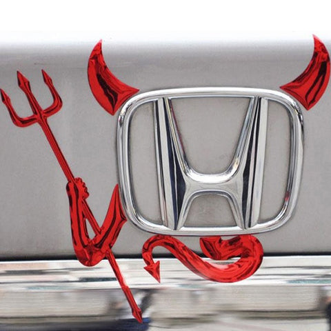 Red Devil car decal sticker