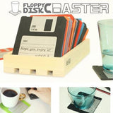 Floppy Disk Coasters - set of 6