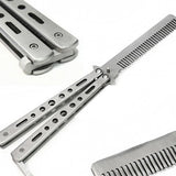 butterfly knife / Switch blade comb