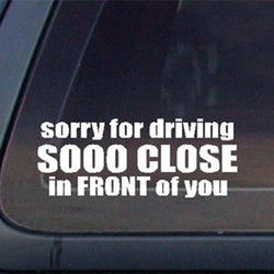 hilarious sarcastic car sticker